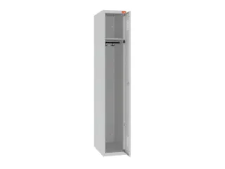 lockerkast,HxBxD 1800x400x500mm,1vak,draaigrendel,sokkel,romp RAL7035 - 1