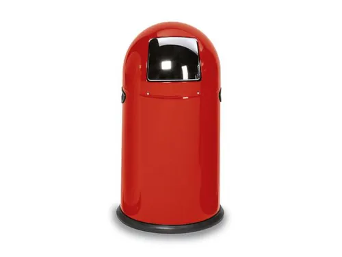 Push Afvalbak Staalplaat 22 Liter 640x355mm Rood