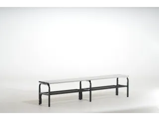 omkleedbank,HxL 450x1500mm,alu. lijsten,frame poedercoat.,RAL7016 - 1