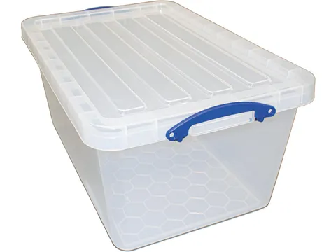 Opbergdoos 61 Liter Transparant Stapelbaar