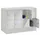lockerkast,HxBxD 855x1200x500mm,4x2vakken,RAL7035,front RAL6011