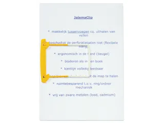 Bundelmechaniek Djois JalemaClip beugel wit 100 stuks - 3