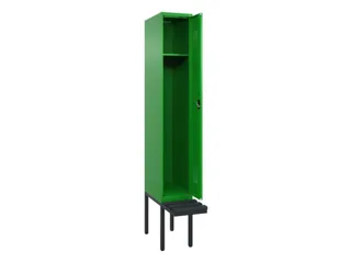 locker met bank,HxBxD 2120x300x815mm,1vak,vak B 300mm,cilinderslot - 1