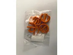 Taski Clips Clamp Oranje set 10 stuks