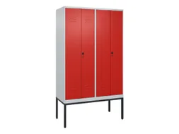 PBM-locker,HxBxD 2120x1200x500mm,4vak,vak B 300mm,draaigrendel
