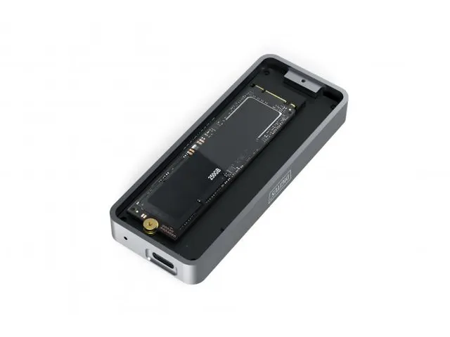 USB-behuizing voor harde schijf extern NVMe 20Gbps USB3.2 Gen 2x2 Alu