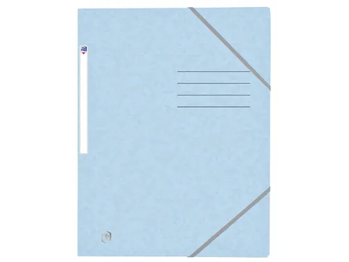 Elastomap Oxford Top File+ A4 pastel blauw karton