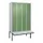 locker voor scheiding van kleding,HxBxD 2120x1200x815mm,4vak