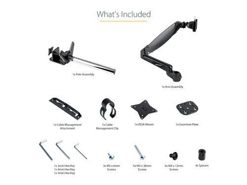 Bureau Monitor Arm voor Enkele VESA-display tot 32 inchof 49 inch Ultr