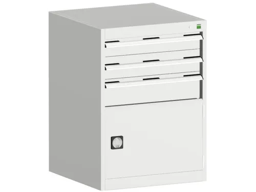 ladekast HxBxD 900x650x525mm 3laden RAL7035