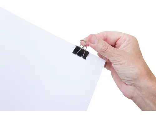 Papierklem MAUL 213 Foldback 25mm capaciteit 9mm zwart