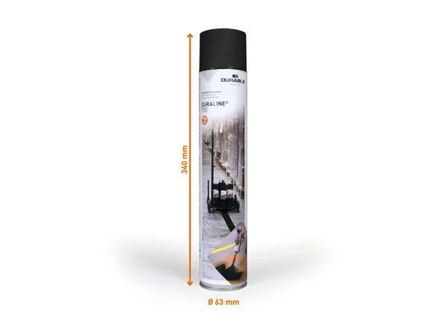 Vloermarkeerspray DURALINE 750 zwart