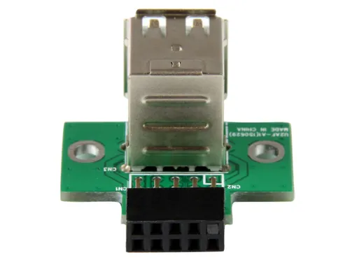2-poorts USB moederbord header adapter