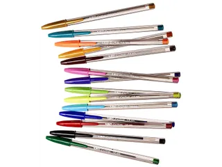 Balpen Bic Cristal large multicolour assorti etui à 15 stuks - 3