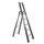 Zwaarlastladder Aluminium Boom L 2 15M 5Sporten Bordes H 1 33M