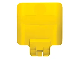 Paneel Rubbermaid Slim Jim Recyclestation voor label geel