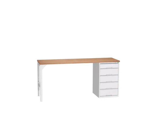 werkbank,HxBxD 930x2000x600mm,multiplexblad,2voeten/1container