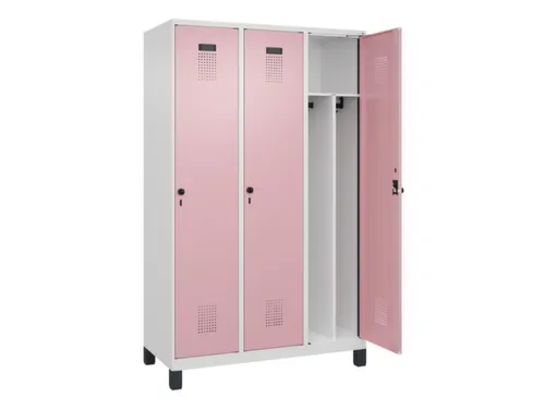 locker voor scheiding van kleding,HxBxD 1950x1200x500mm,3vak