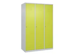locker voor scheiding van kleding,HxBxD 1850x1200x500mm,3vak