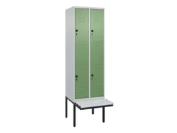 Dubbeldekse dekenkist,HxBxD 2120x600x815mm,2x2vak.,vak B 300mm