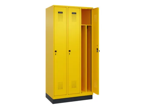 locker voor scheiding van kleding,HxBxD 1950x900x500mm,3vak