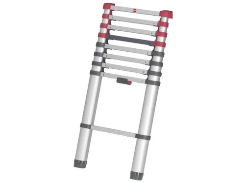 telescopische aanlegladder,9,sporten,balk L 2,64m,aluminium