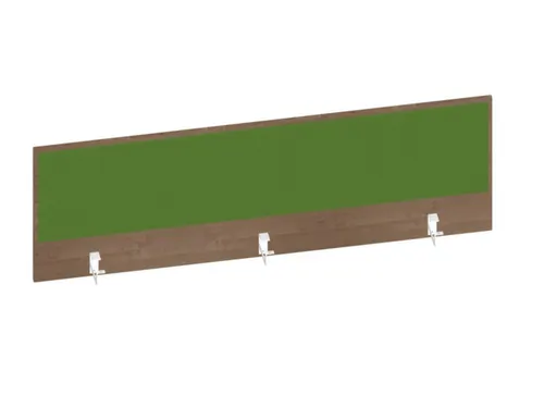 baliepaneel,v. bureau,aanbouw achter,B 1600mm,NT-cherry,BN7048-groen