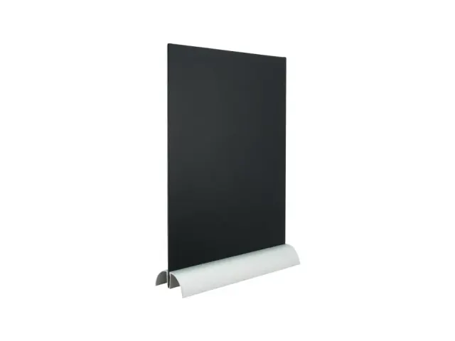 Krijtbord Securit A4 290x210x60mm voet aluminium