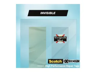 Plakband Scotch Extremium invisible 48mmx25m transparant - 4