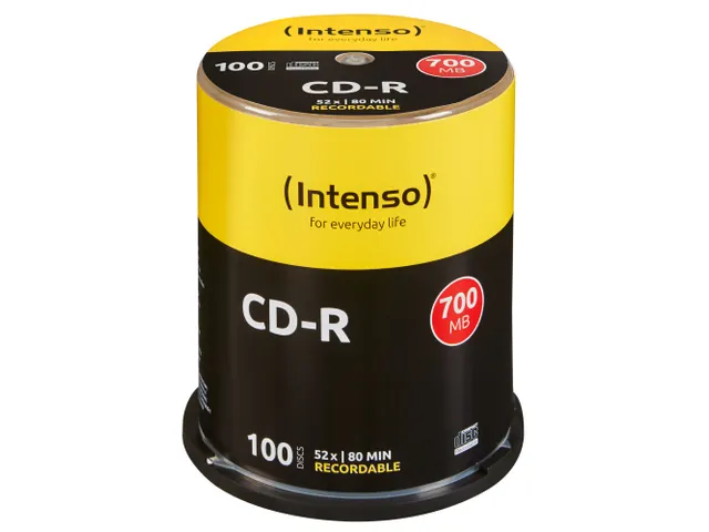 Intenso CD-R 700MB 52x 100 stuks