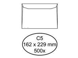 Envelop Quantore Bank C5 162X229Mm 80 Gram Wit Gegomd