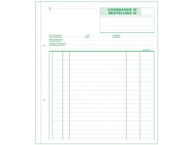 Orderboek 21x18cm 50blz Tripli