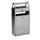 Combi-Asbak 8/60 liter Zilver 960x480x250 Overkapping Verzinkt Zilver