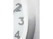 Wandklok NeXtime dia. 19cm, geborsteld aluminium, 'Station' cijfers