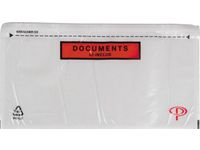 documentmapje transparant, Ft DL: 225 x 115 mm, doos van 100 stuks