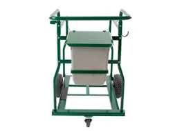 Containerkar voor 2x 120 Liter Container Groen