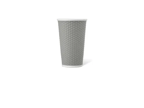 Beker porselein Les Artistes Paris 450ml siliconen grip Licht Grijs