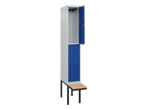 Dubbeldekse dekenkist,HxBxD 2120x300x815mm,1x2vak.,vak B 300mm