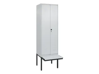 locker voor scheiding van kleding,HxBxD 2120x600x815mm,2vak - 1