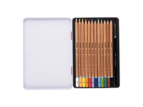 Kleurpotloden Bruynzeel Expression aquarel assorti blik à 12 stuks