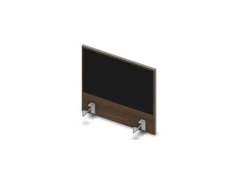 panneau de rehausse p. table de bureau NV brun caryer BN8033-noir