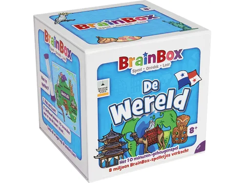 BrainBox De Wereld geheugenspel 8+