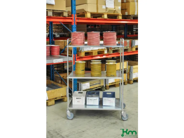 etagewagen,draagverm. 250kg,4etage(s),laadvl. LxB 900x540mm