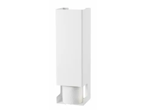 Support réserve 5 rouleaux papier toilette RAC09S Inox Blanc
