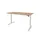 Dextro Basic Zit-sta Bureau Elektrisch 120x80 honey castello 25mm wit