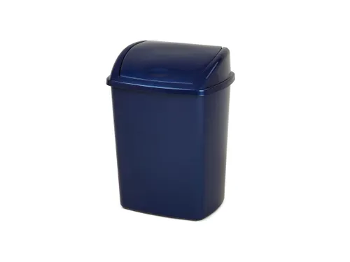 Afvalbak met Swing deksel 15 Liter Blauw