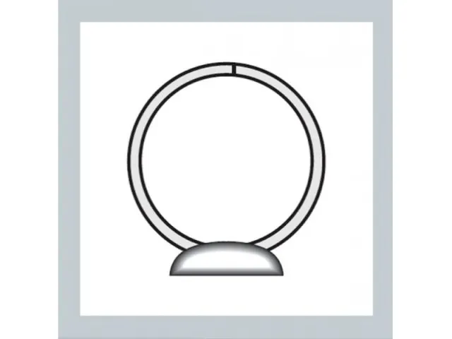Ringband Esselte 23 Rings A4 20Mm O-mech Panorama Rood