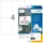 HERMA 5082 Verwijderbare etiketten A4 105x148mm Wit 100 stuks