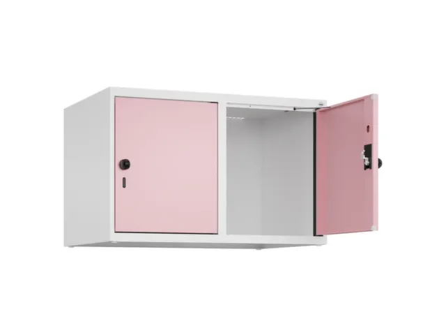 opzetkast,v. locker,2vak.,vak B 400mm,HxBxD 500x800x500mm,draaigrendel
