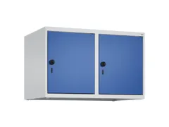opzetkast,v. locker,2vak.,vak B 400mm,HxBxD 500x800x500mm,vleugeldeur